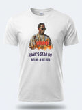 Personalised 90s Tee — white tee, front view