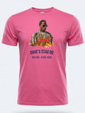 Personalised 90s Tee — pink tee, front view
