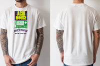 Personalised 90s Tee — natural tee, front and back view