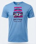 Personalised 90s Tee — carolina blue tee