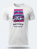 Personalised 90s Tee — white tee, front view