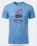 Personalised House of Garage Tee — carolina blue tee
