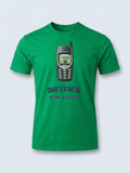 Personalised House of Garage Tee — irish green tee, front view