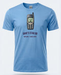 Personalised House of Garage Tee — carolina blue tee