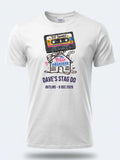 Personalised House of Garage Tee — white tee, front view