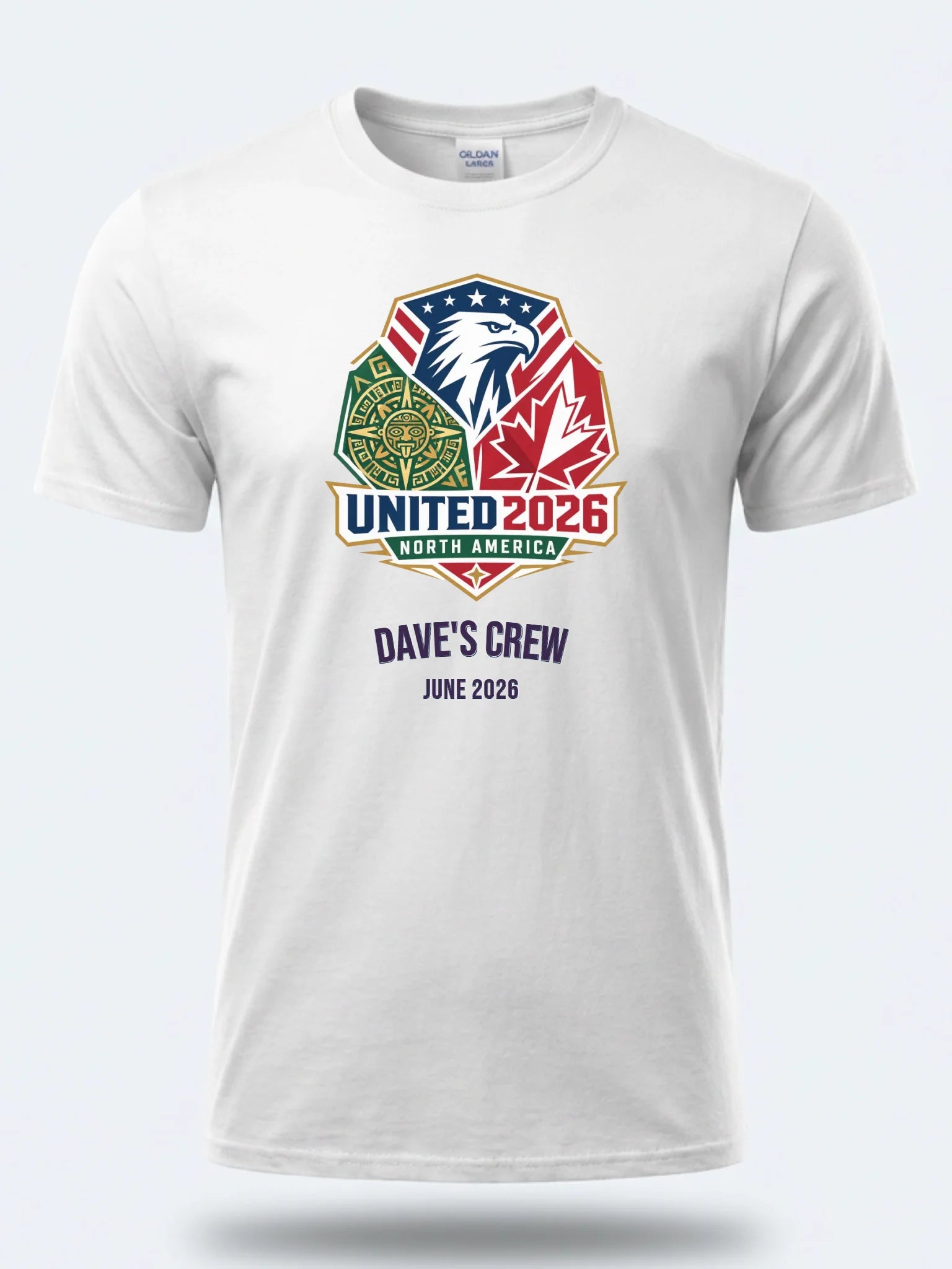 Gildan 64000 Mockup White front