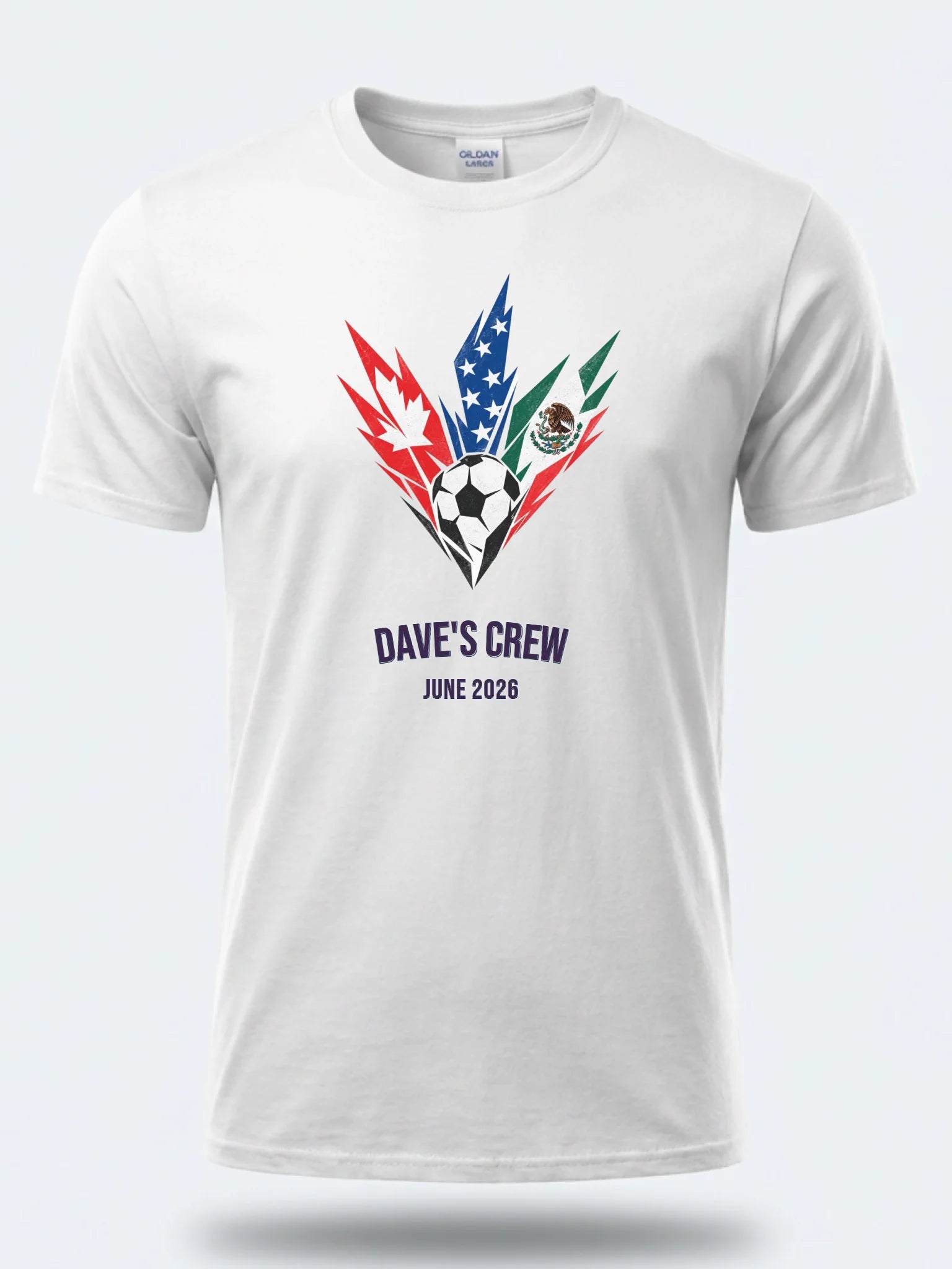 Gildan 64000 Mockup White front