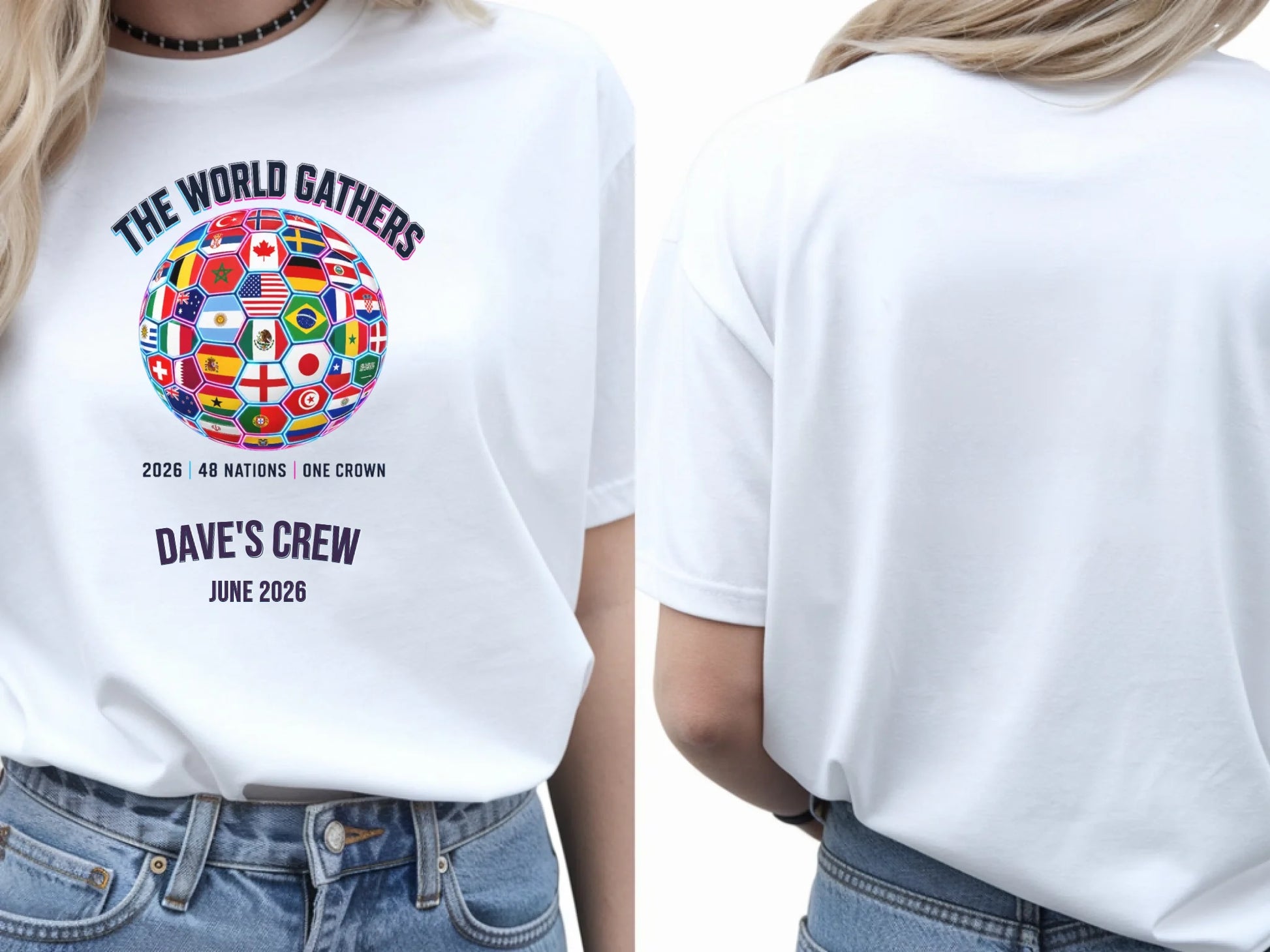 41. Gildan 64000 White Tshirt Front & Back Mocku 640 W