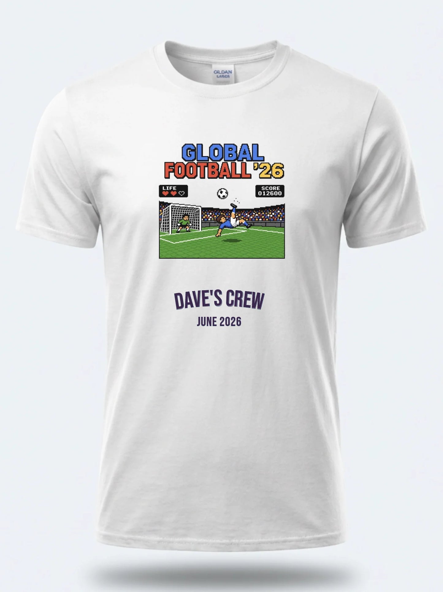 Gildan 64000 Mockup White front