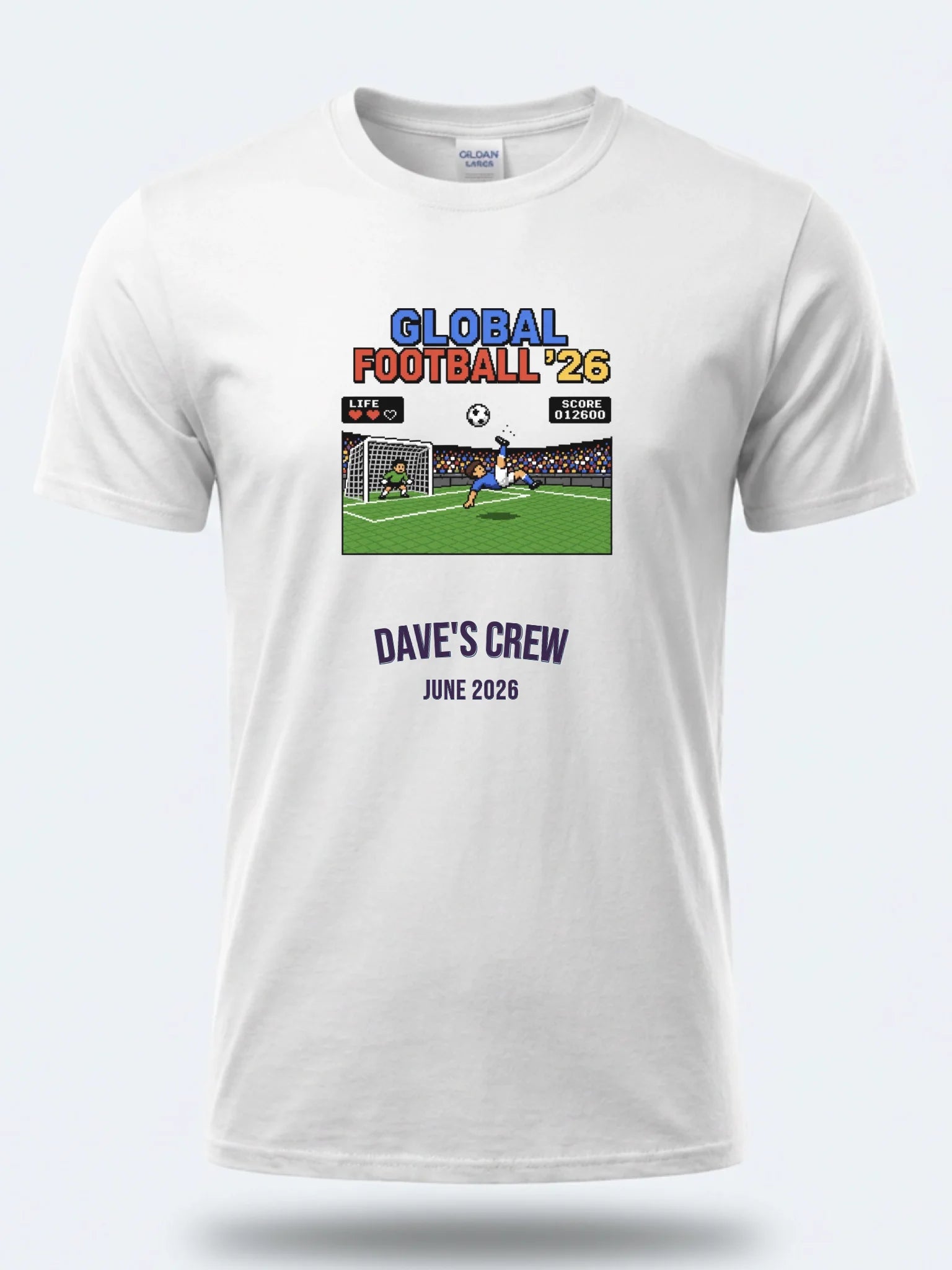 Gildan 64000 Mockup White front