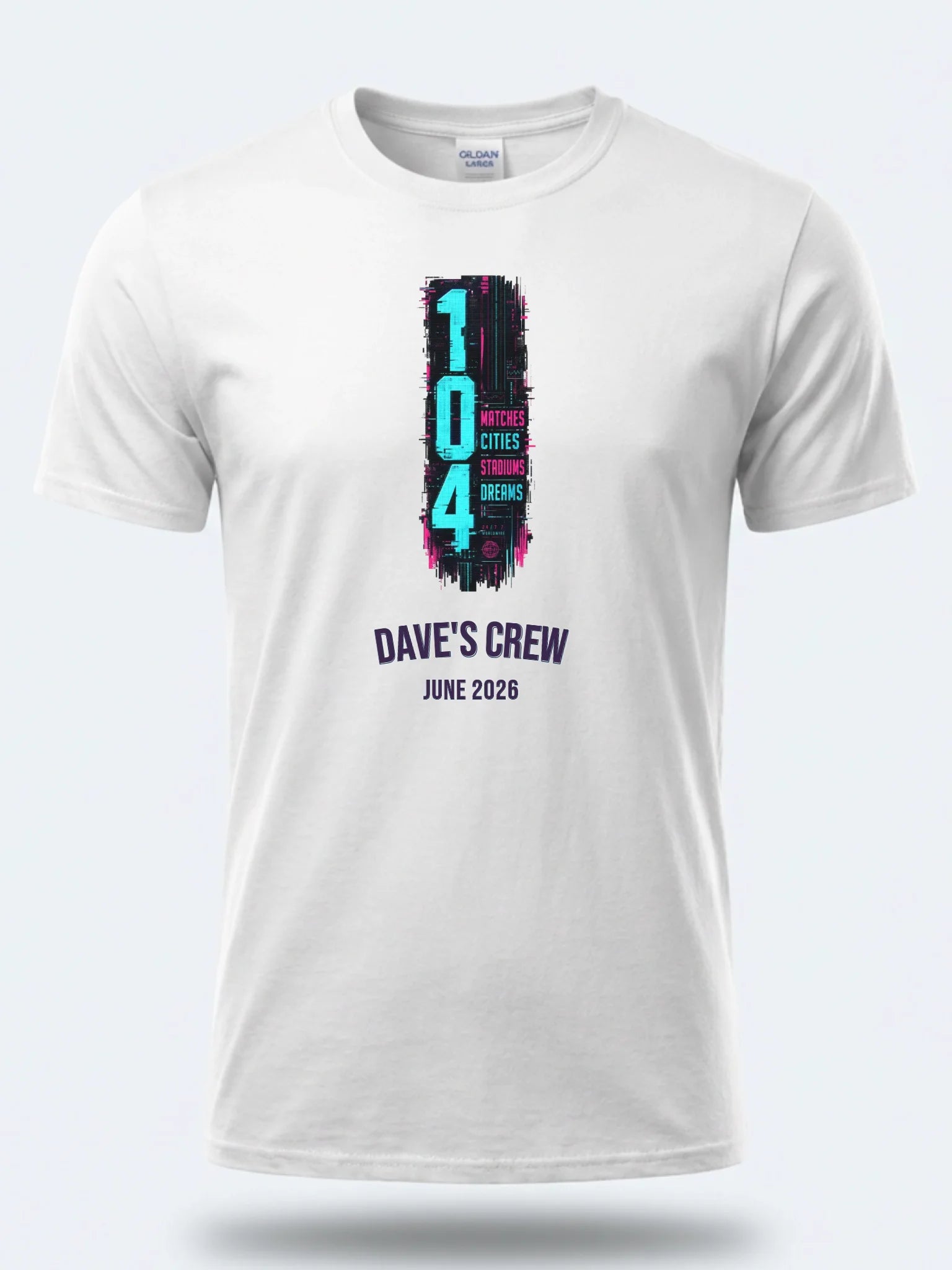 Gildan 64000 Mockup White front
