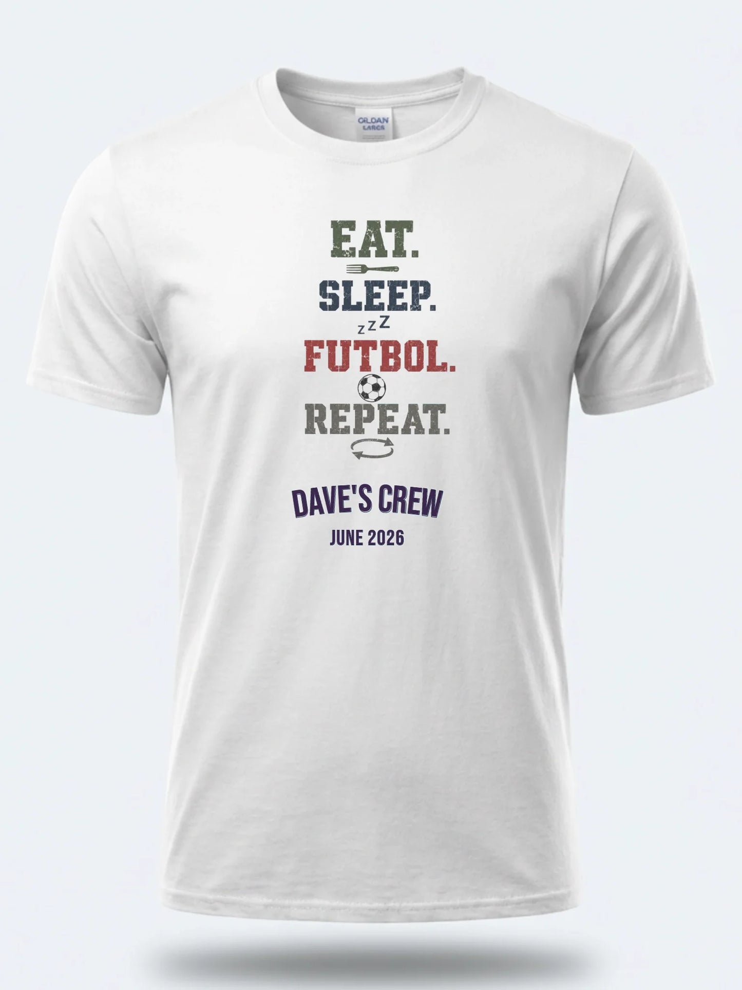 Gildan 64000 Mockup White front