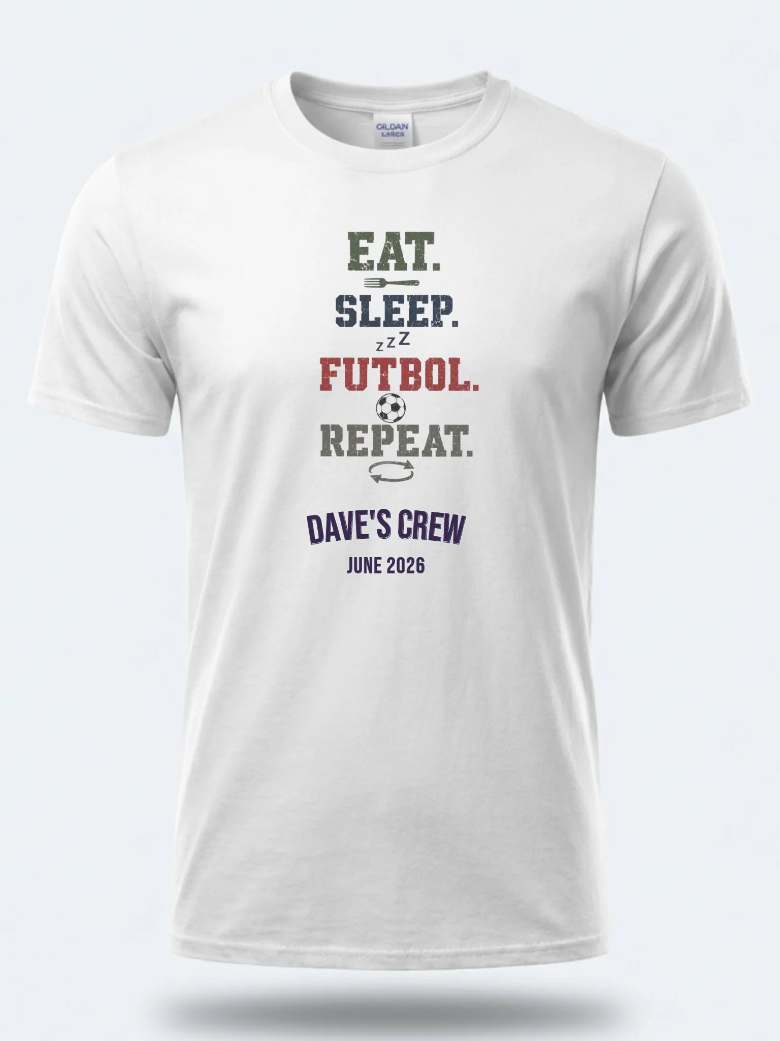 Gildan 64000 Mockup White front