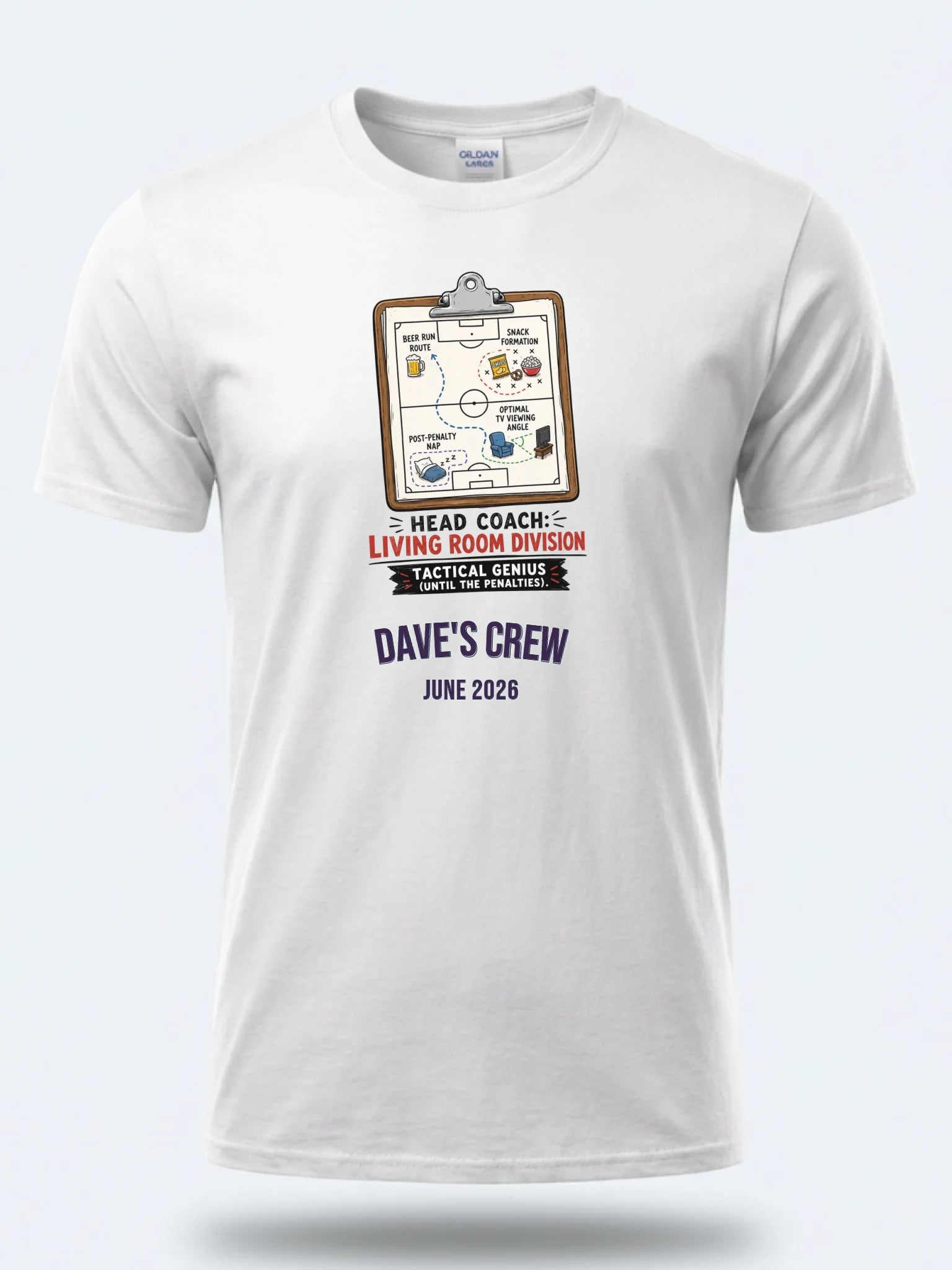 Gildan 64000 Mockup White front