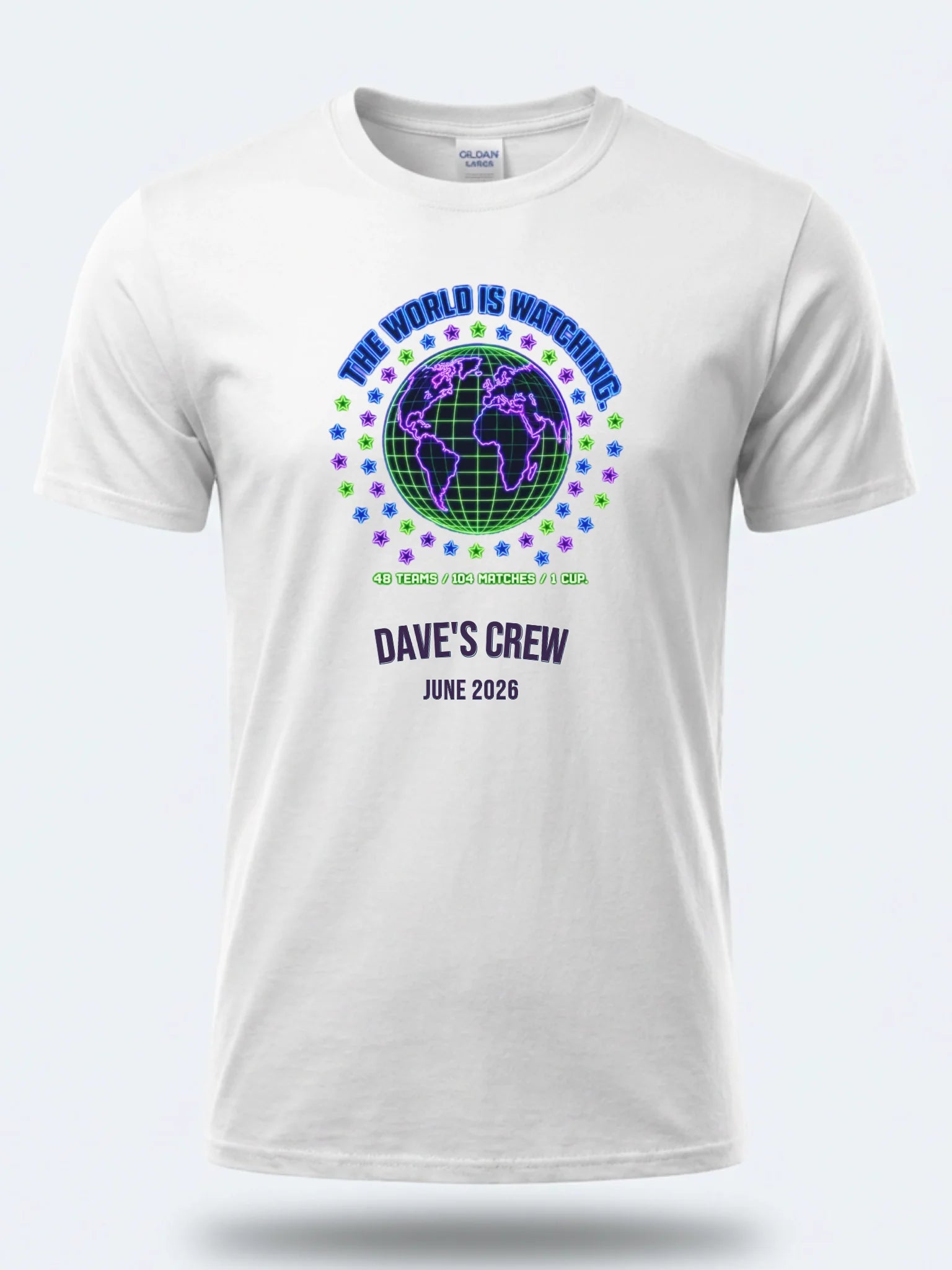 Gildan 64000 Mockup White front