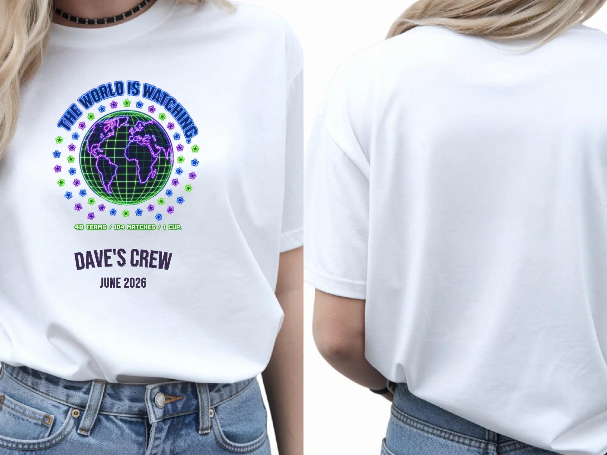 41. Gildan 64000 White Tshirt Front & Back Mocku 640 W