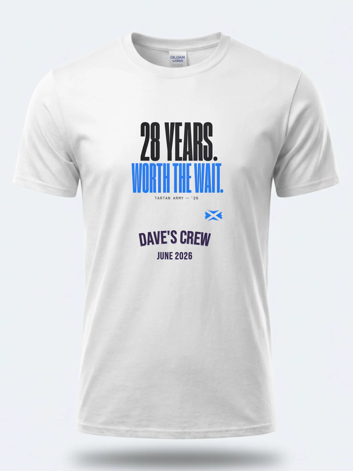 Gildan 64000 Mockup White front