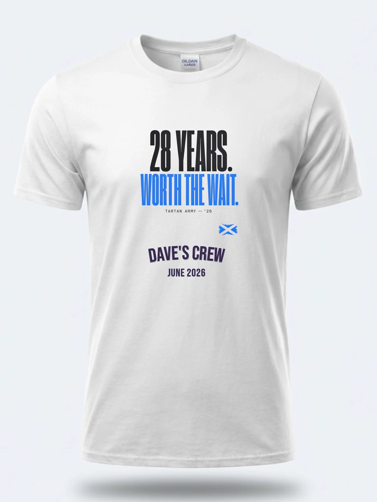 Gildan 64000 Mockup White front