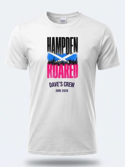 Personalised Summer of Soccer Tee | Scotland Hampden Roared | Top