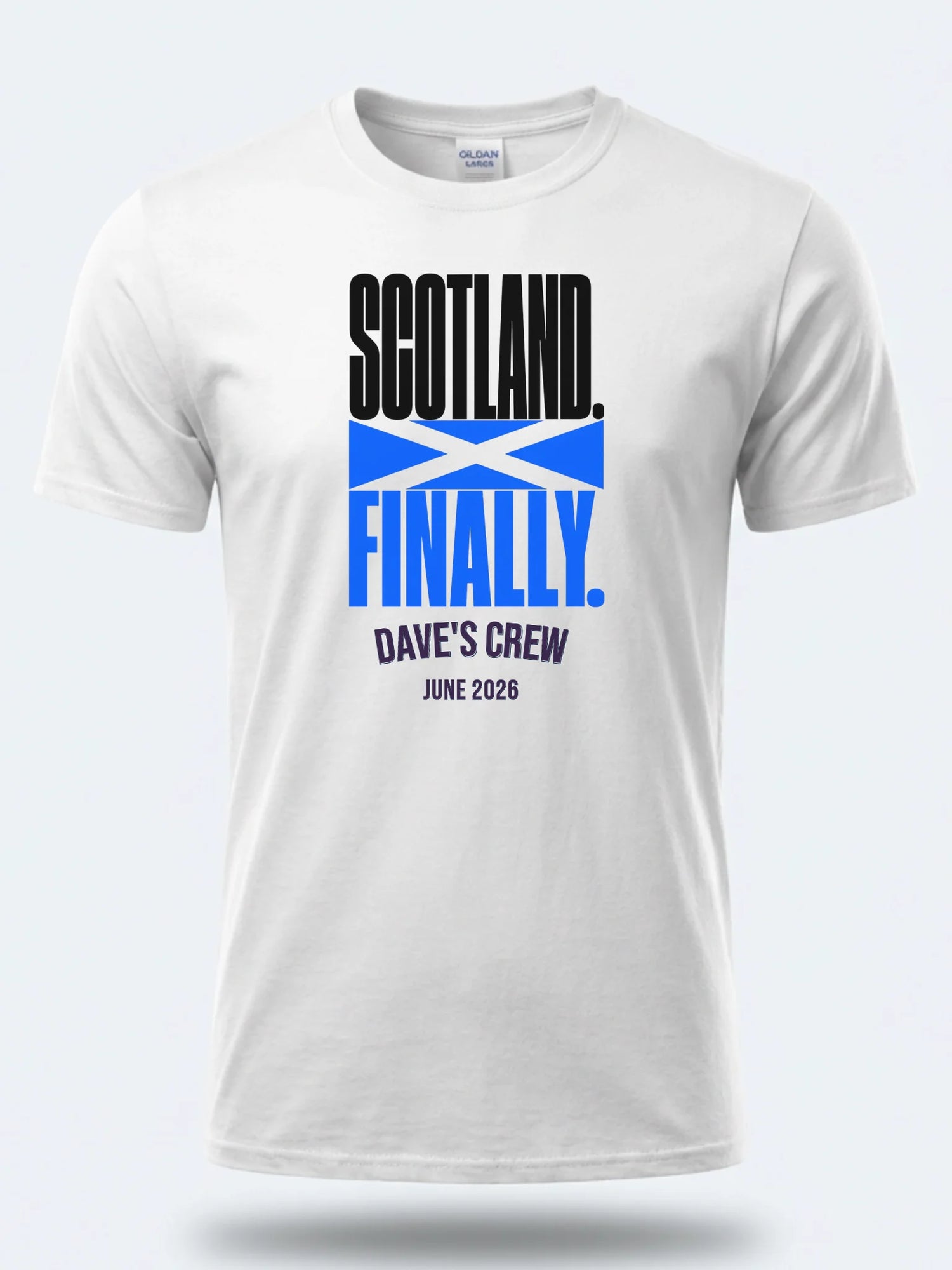 Gildan 64000 Mockup White front