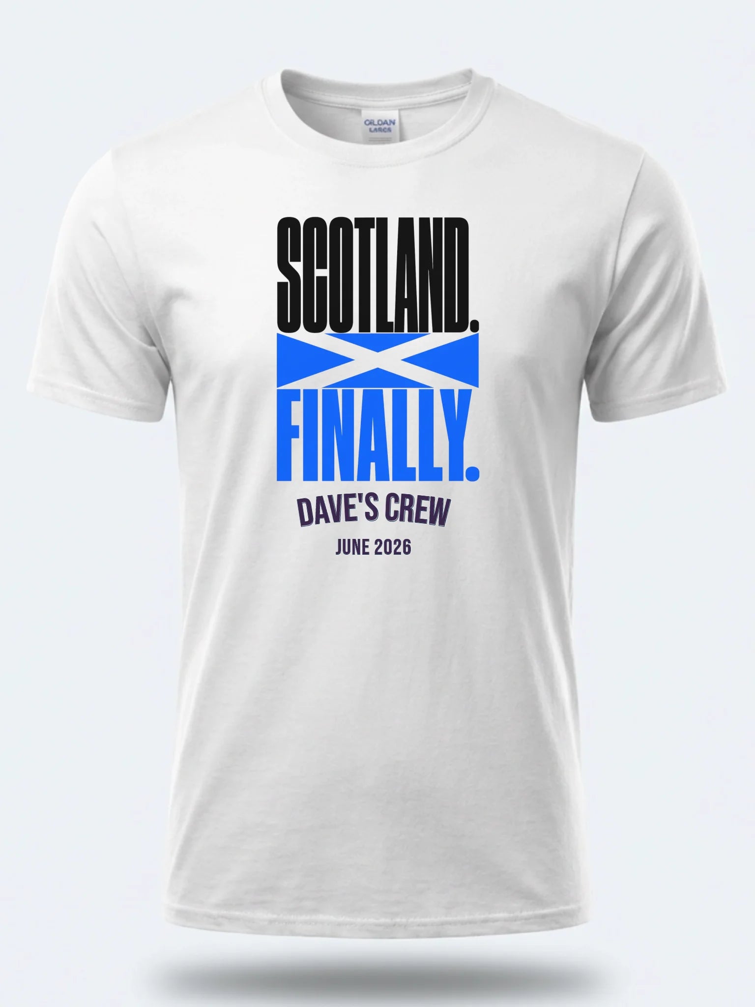 Gildan 64000 Mockup White front