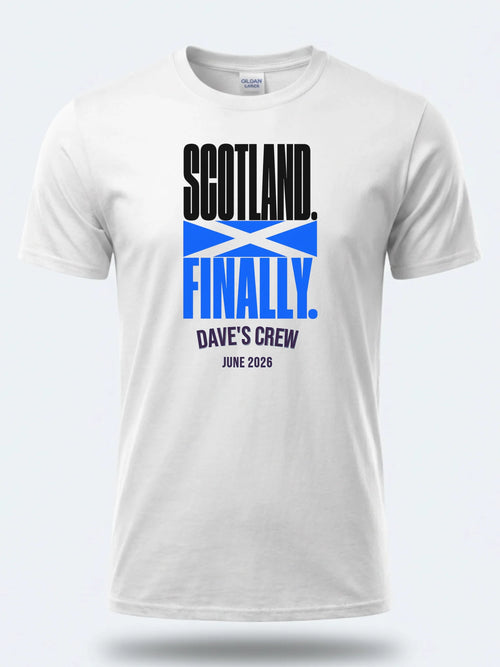 Personalised Summer of Soccer Tee | Scotland Finally | Top