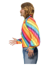 70s Colour Shirt, Rainbow Dress Loud
