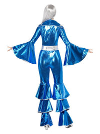 70s Dancing Dream Costume, Blue Dress Loud