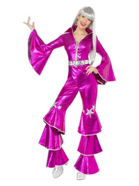 70s Dancing Dream Costume, Pink Dress Loud