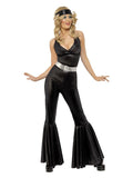70s Diva Costume, Black Dress Loud