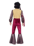 70s Psychedelic Rocker Costume, Purple Dress Loud