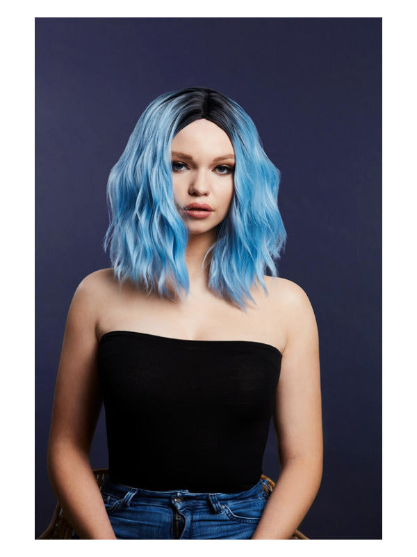 Fever Cara Wig, Two Toned Blend, Baby Blue Dress Loud
