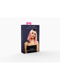 Fever Kylie Wig, Two Toned Blend, Coral Pink Dress Loud