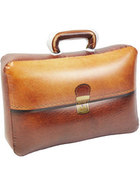 Inflatable Briefcase, Brown Dress Loud