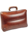 Inflatable Briefcase, Brown Dress Loud