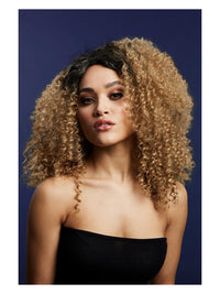 Fever Lizzo Wig, Caramel Dress Loud