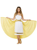 Deluxe Grecian Cape, Gold Dress Loud