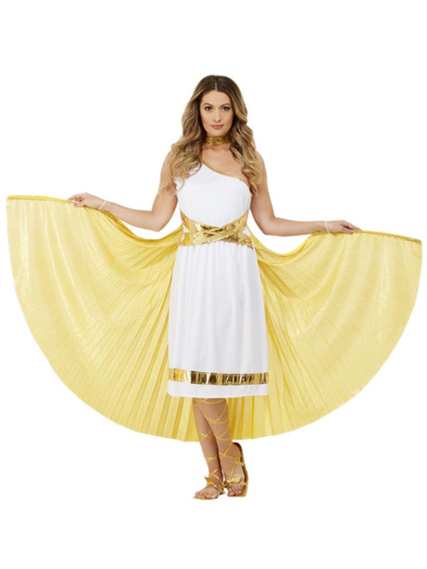 Deluxe Grecian Cape, Gold Dress Loud