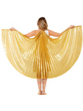 Deluxe Grecian Cape, Gold Dress Loud