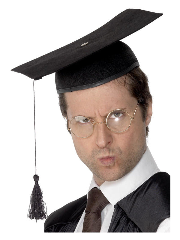 Mortar Felt Board Hat, Black Dress Loud