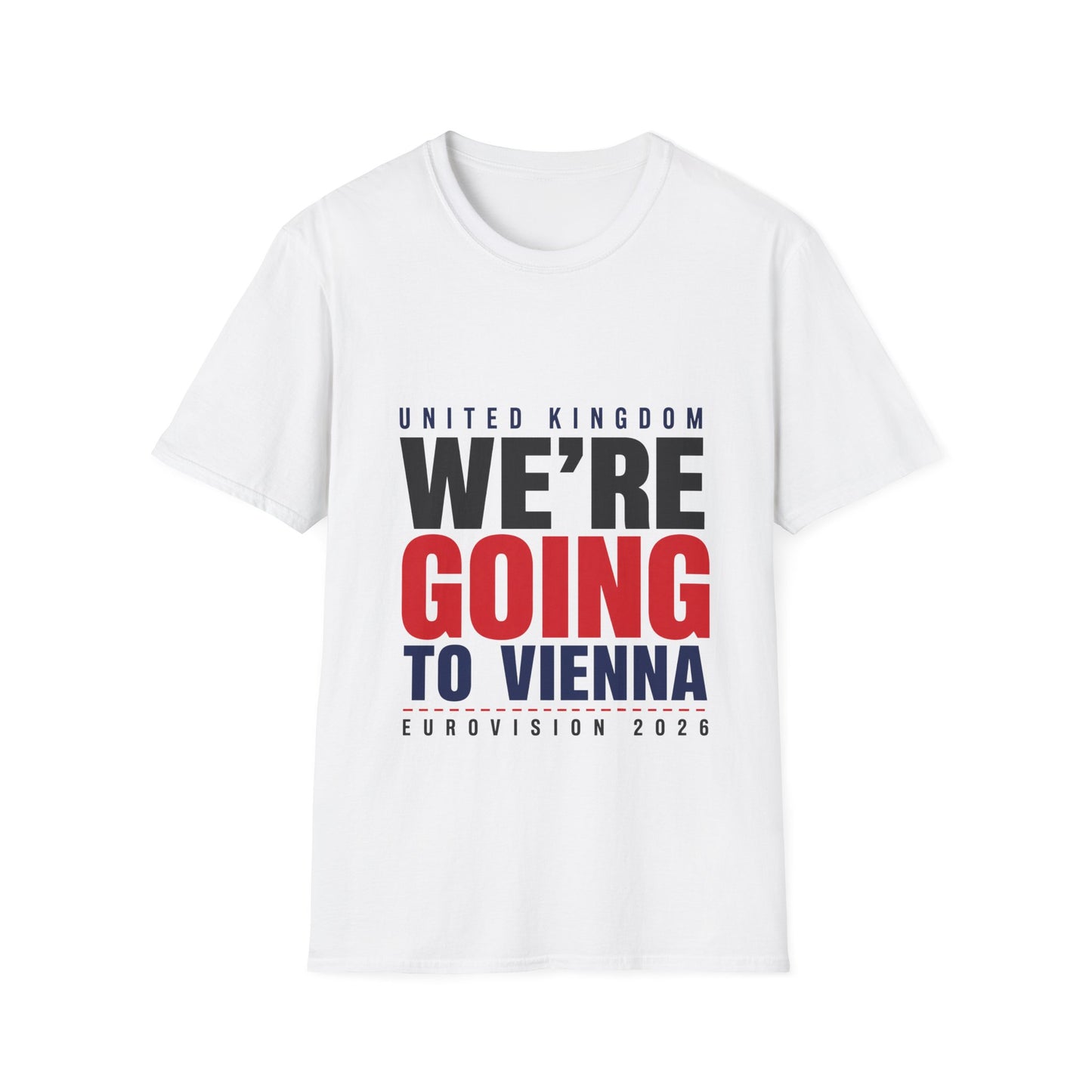 We're Going to Vienna T-Shirt — United Kingdom Eurovision 2026 Fan Tee