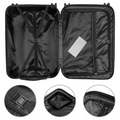 3 Pcs Suitcase Lightweight ABS Carry-on Hand Luggage 4 Spinner Wheels Trolley Case Dress Loud
