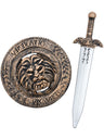 Gladiator Lion Shield 49cm & Sword 48cm