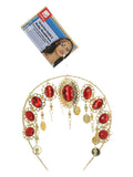Grecian Gold & Ruby Headdress Dress Loud