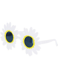 Daisy Hippie Specs, White Dress Loud