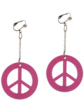 Neon Pink CND Earrings Dress Loud
