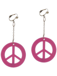 Neon Pink CND Earrings Dress Loud