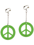 Neon Green CND Earrings Dress Loud