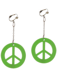 Neon Green CND Earrings Dress Loud
