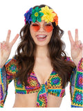 Rainbow Hippie Flower Crown Dress Loud